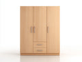 Armadio - Legno MDF-Truciolato - 200x60x210 cm - Rovere Chiaro - Stile Contemporaneo Minimal