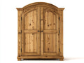 Armadio - Legno Massello - 160x65x195 cm - Legno Naturale Anticato - Stile Rustico Antico