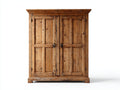 Armadio - Legno Massello di Pino - 150x65x210 cm - Pino Antico - Stile Classico Rustico