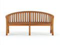 Panche da giardino-Teak-150x62x90 cm-Marrone naturale-Classico con schienale curvo