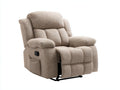 Poltrona reclinabile-Tessuto-103x94x103 cm-Beige-Stile accogliente