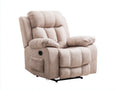 Poltrona reclinabile-Tessuto-100x95x102 cm-Beige-Stile contemporaneo